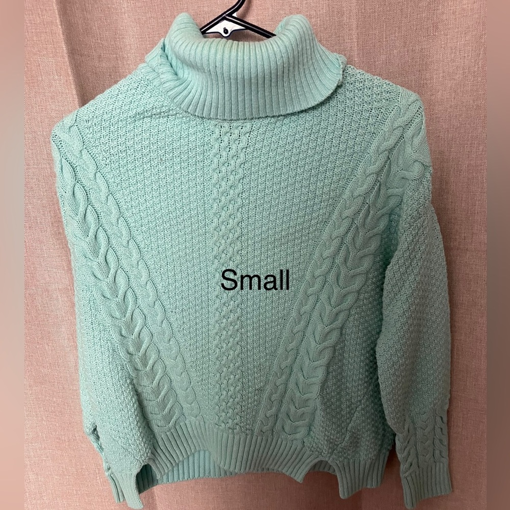 Small blue sweater